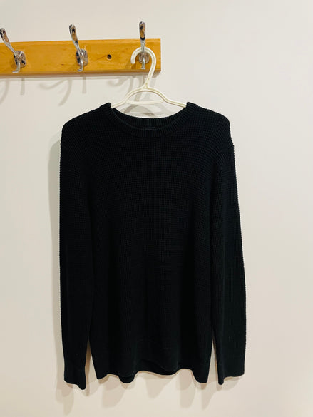 Chandail noir manche longue / H&M / Taille medium