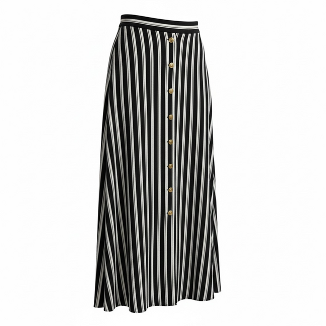 Jupe longue rayée - Vero Moda - Taille Medium