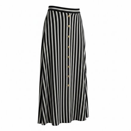 Jupe longue rayée - Vero Moda - Taille Medium