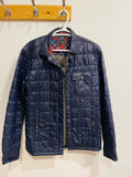 Veste bleue matelassée intérieur à carreaux - Chlorophylle - Taille small