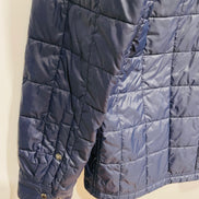 Veste bleue matelassée intérieur à carreaux - Chlorophylle - Taille small