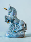 Bibelot de licorne bleue