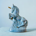 Bibelot de licorne bleue