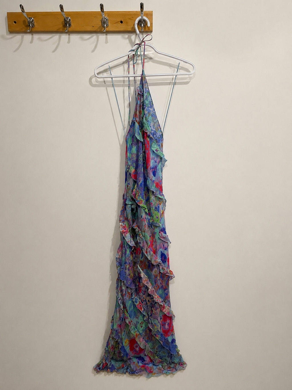 Robe longue à volants - Zara