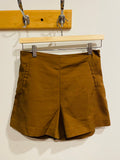 Mini short extensible habillé épuré brun - Icone - Taille medium