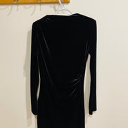 Black velvet dress - H&M (new)