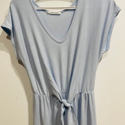 Jumpsuit bleu pâle manches courtes - Caution in the wind - Taille XS
