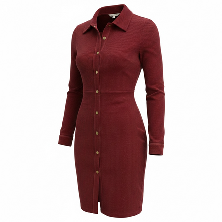 Robe bourgogne corduroy / vero moda / taille Small