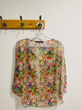 Haut transparent floral XS - Zara