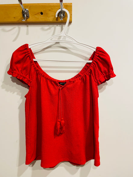 Haut rouge manches courtes - RW&CO - Taille Medium