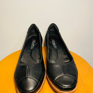 Ballerines cuir noir / Alberto / taille 6 femme
