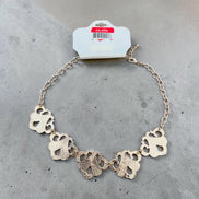 Collier arabesques bleues