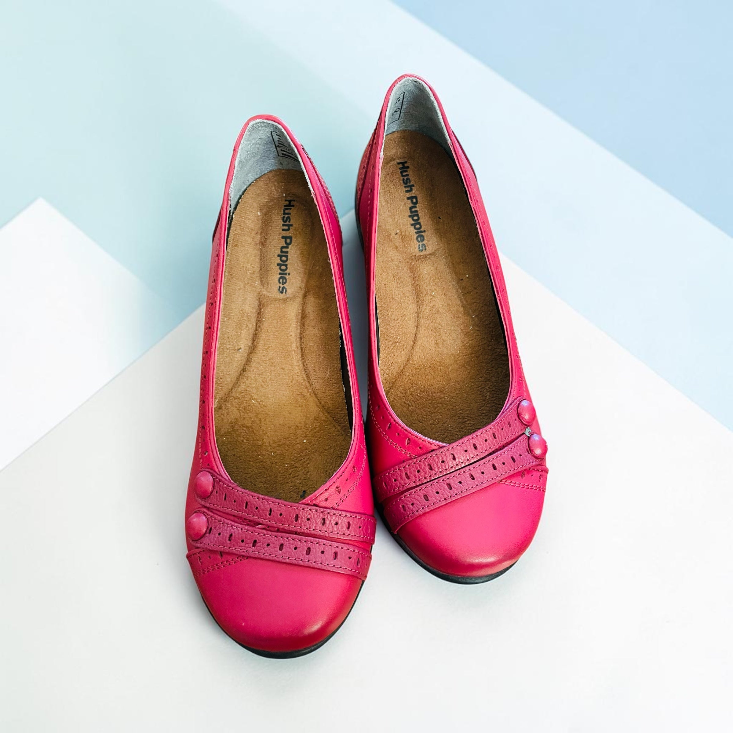 Ballerines rouges / Hush Puppies / taille 6