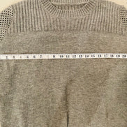 Grey knit sweater