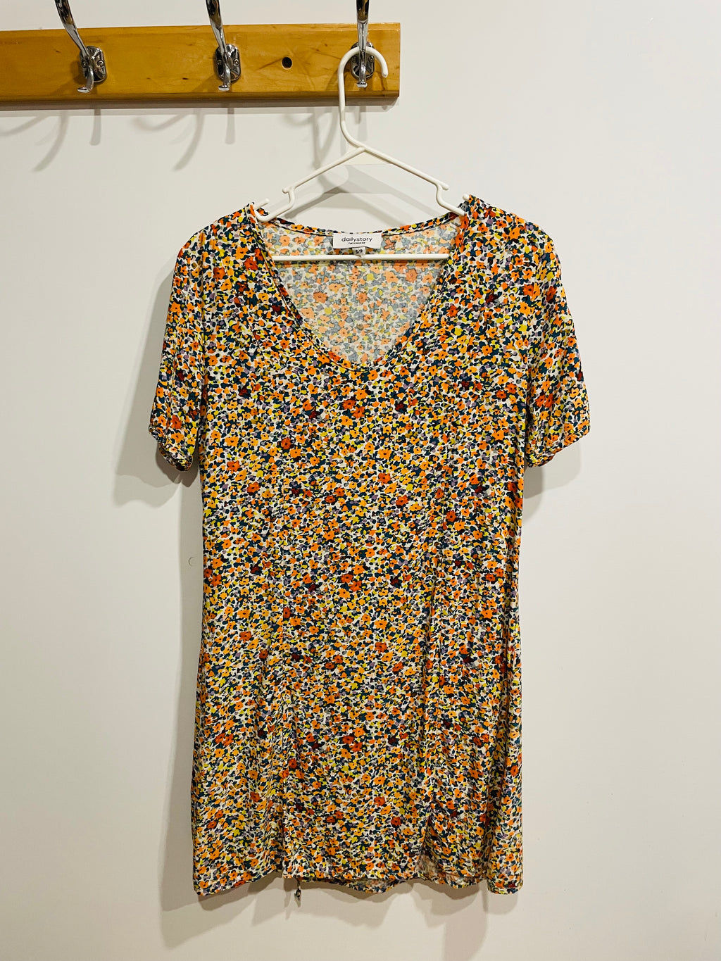 Robe à manches courtes fleurie - Daily Story - taille Small