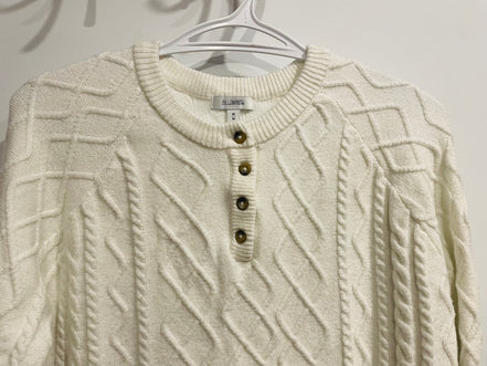 Chandail tricot blanc - Blumind - Taille medium - Enfant