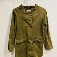 Veste vintage verte aspect militaire - Taille XS - Enfant