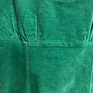 Robe courte corduroy vert - Taille Large - Nobo