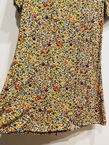Robe à manches courtes fleurie - Daily Story - taille Small