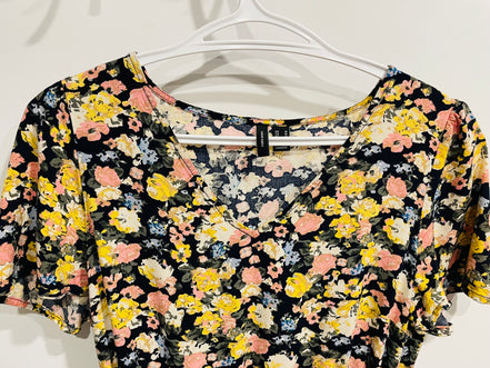 Robe courte fleurie - Vero Moda - Taille Medium