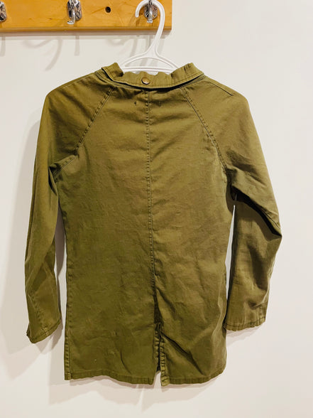 Veste vintage verte aspect militaire - Taille XS - Enfant
