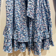 Robe bleue texturée - streetwear society Small