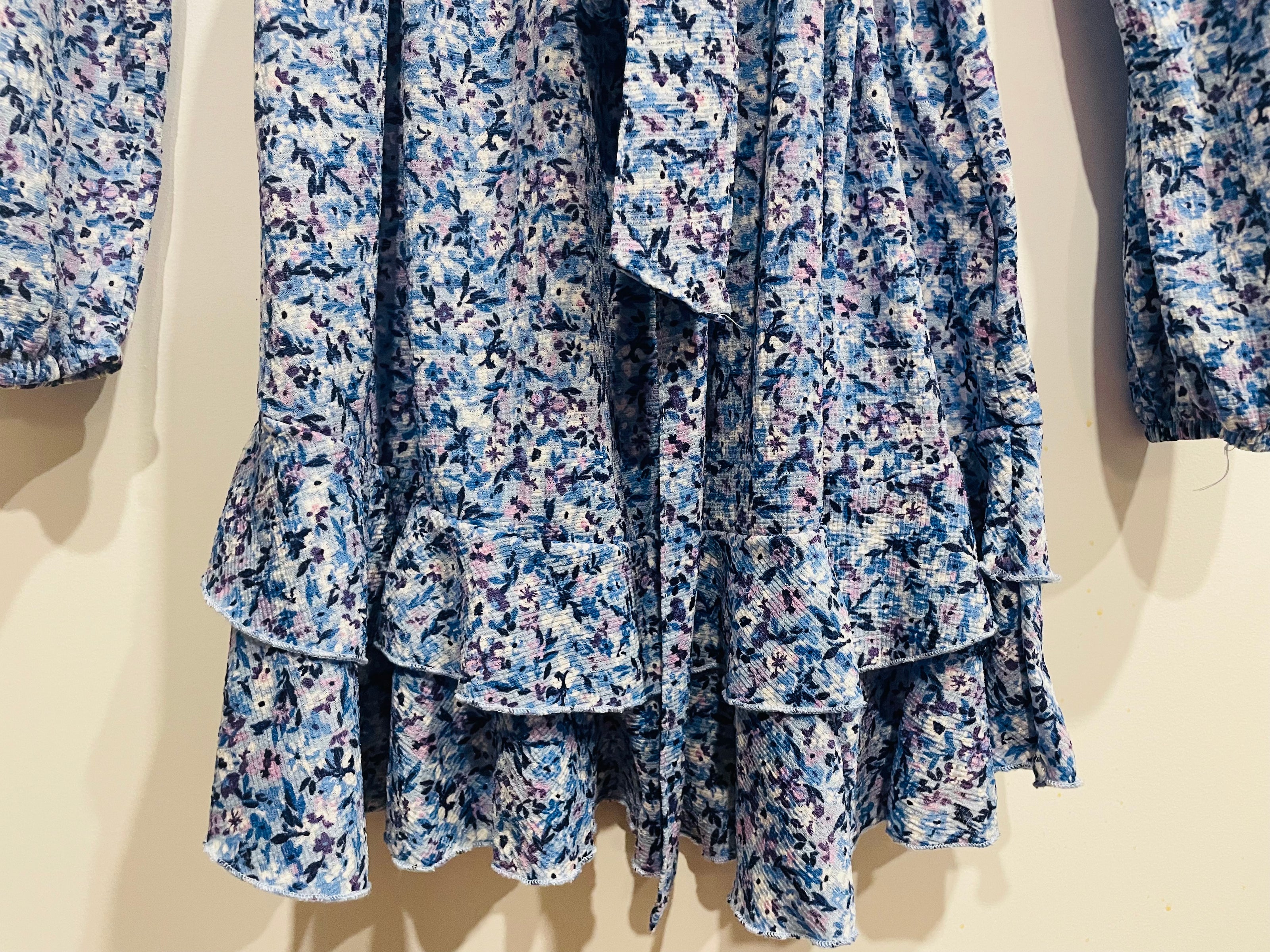 Robe bleue texturée - streetwear society Small