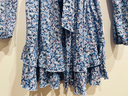 Robe bleue texturée - streetwear society Small