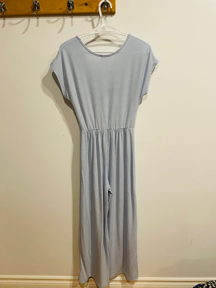 Jumpsuit bleu pâle manches courtes - Caution in the wind - Taille XS