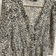 Robe courte motif léopard - Zara - taille XS