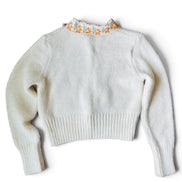 Haut tricot blanc manches longues / Zara / taille médium