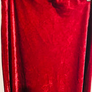 Burgundy velvet skirt size 8