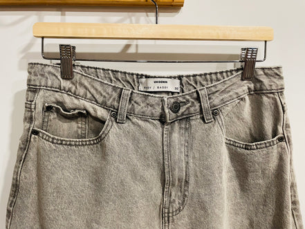 Jeans Baggy gris - Uh Denim - Taille 30