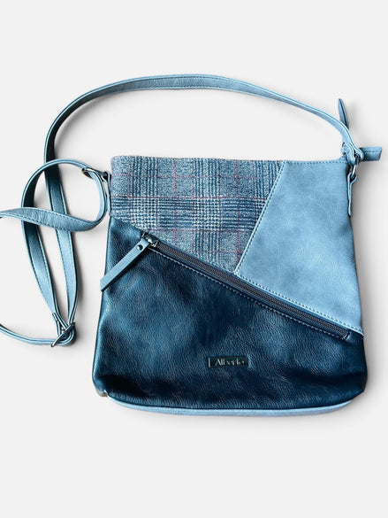 Sac cuir tons de gris / Alberto