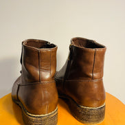 Bottes courtes cuir brun / Alberto / taille 7 femme