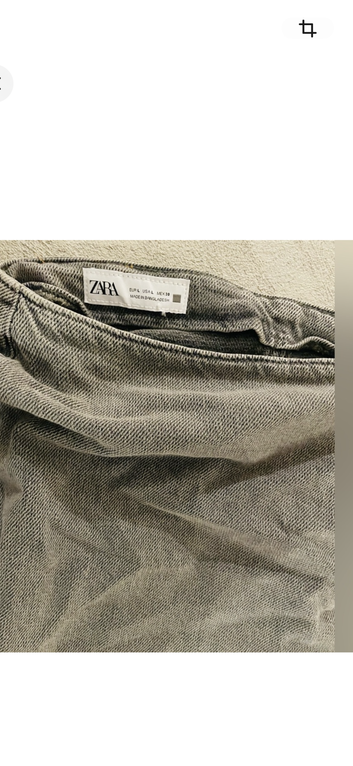 Long denim skirt - Zara