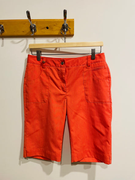 Bermuda orange rayé - Calvin Klein golf - Taille 6
