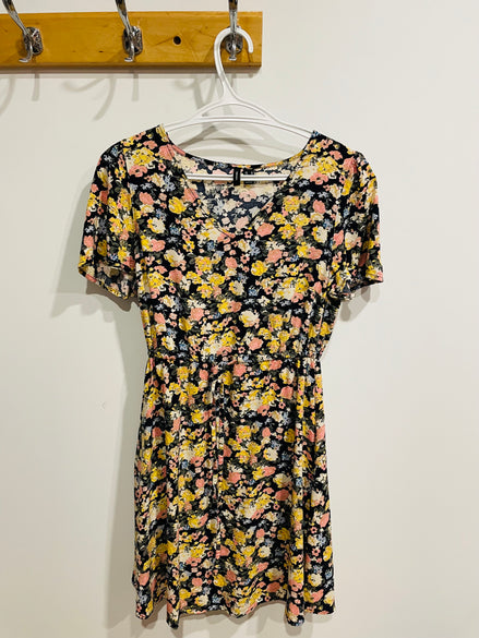 Robe courte fleurie - Vero Moda - Taille Medium