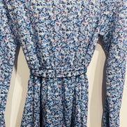 Robe bleue texturée - streetwear society Small