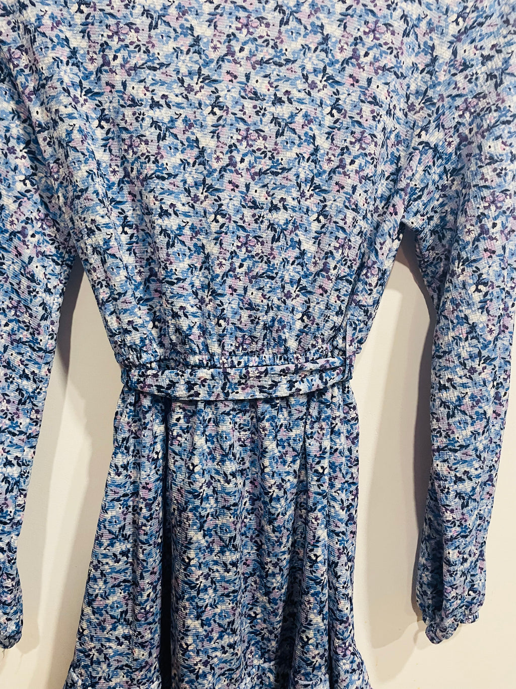 Robe bleue texturée - streetwear society Small