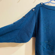 Tricot vintage bleu