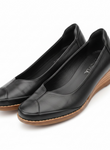 Ballerines cuir noir / Alberto / taille 6 femme