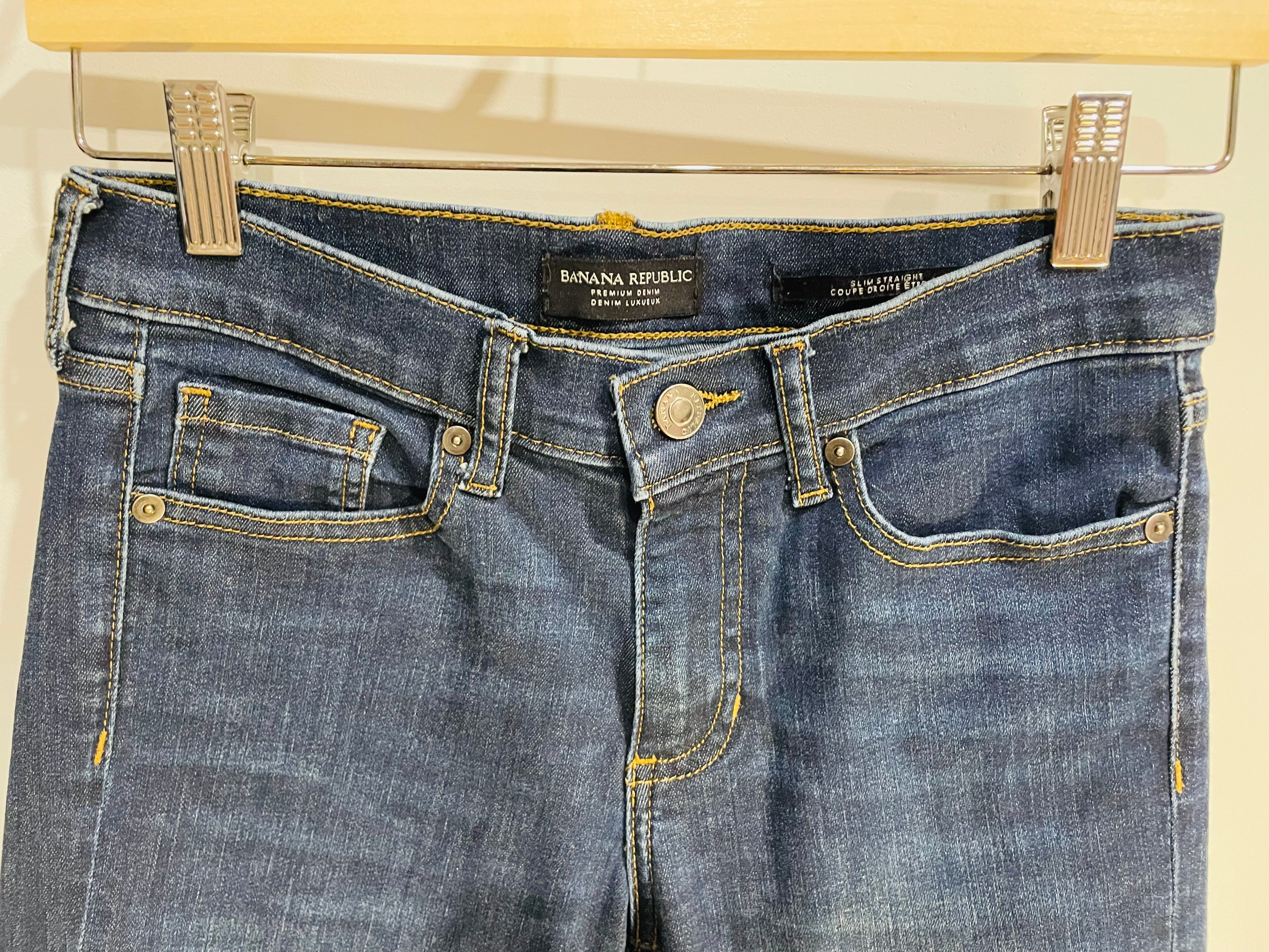 Jeans coupe droite étroite / banana Republic / Taille 26P