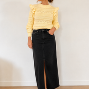 Cream knitted top - Shein
