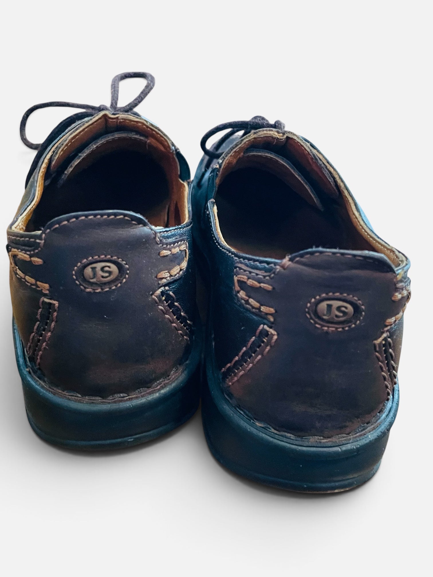 Souliers cuir brun vintages / Josef Siebel / taille 5