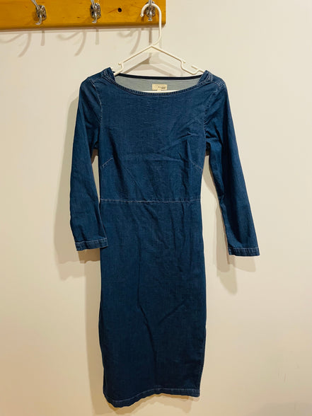 Robe longue jeans manches longues - Wilfred Free - Taille 6