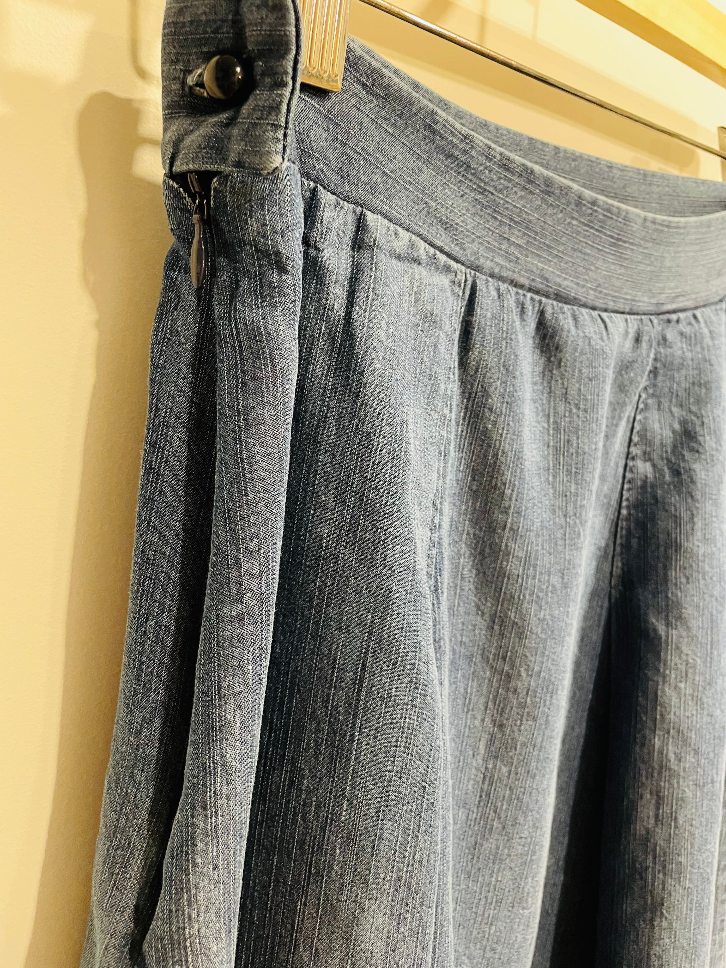 Jupe courte en jeans vintage - Annie 50 - taille médium