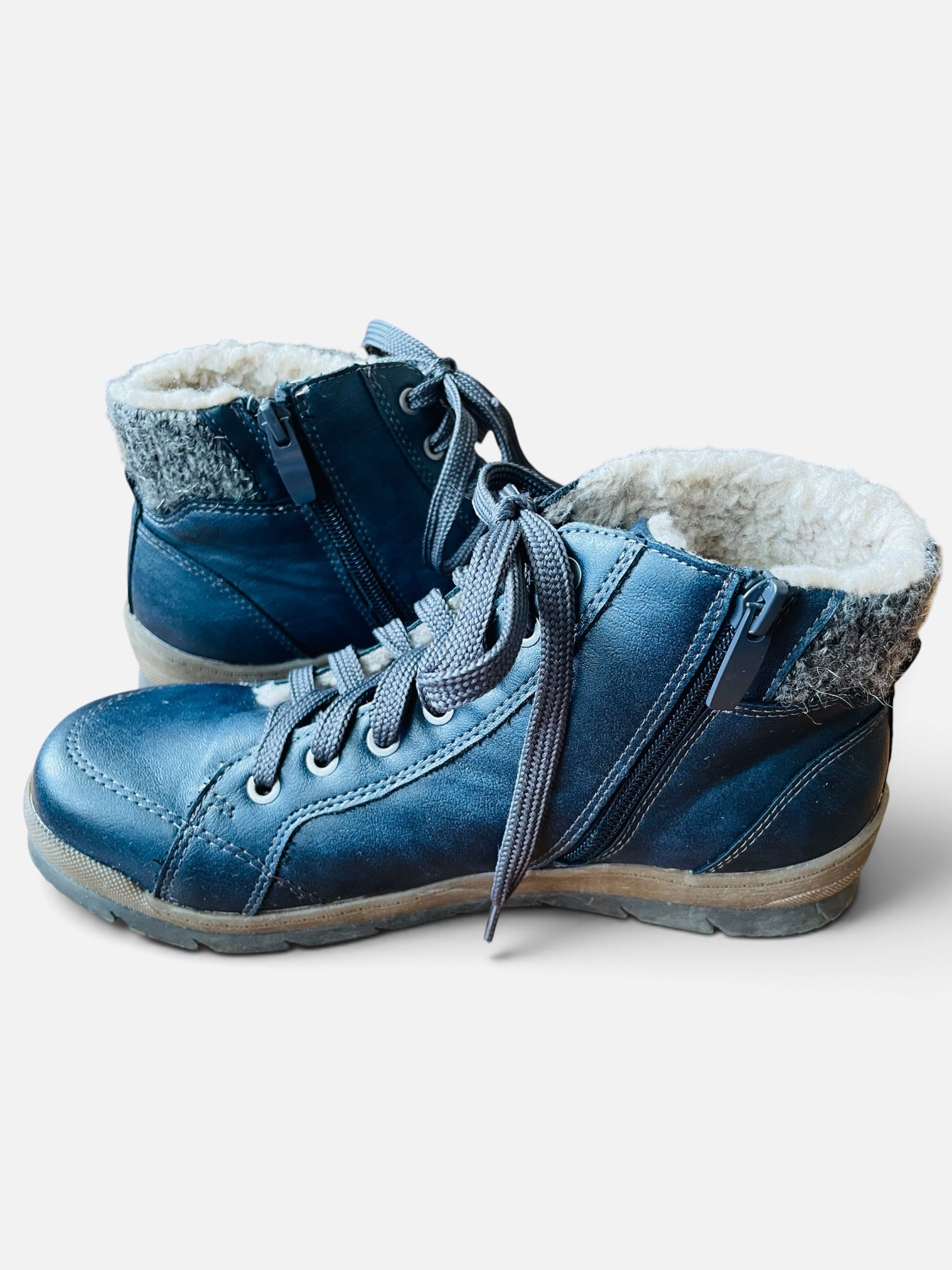 Bottines bleues / Taxi / Taille 7