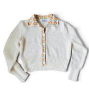 Haut tricot blanc manches longues / Zara / taille médium