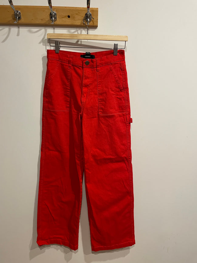 Pantalon rouge - forever 21 - taille médium